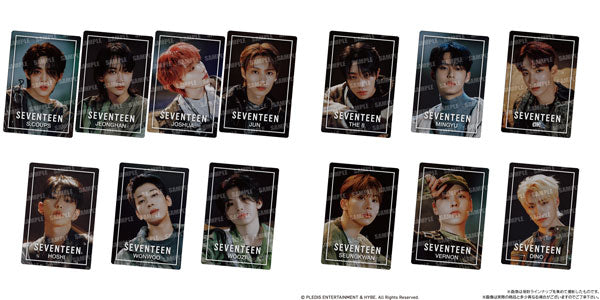 SEVENTEEN SVTｳｴﾊｰｽ From PLEDIS ENTERTAINMENT card (BANDAI)