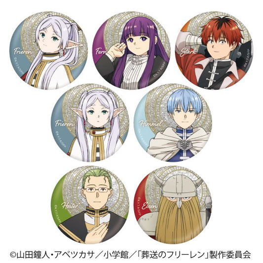 葬送のﾌﾘｰﾚﾝ ﾄﾚｰﾃﾞｨﾝｸﾞﾒﾀﾘｯｸ缶ﾊﾞｯｼﾞA (再販) (日ﾃﾚｻｰﾋﾞｽ) badge