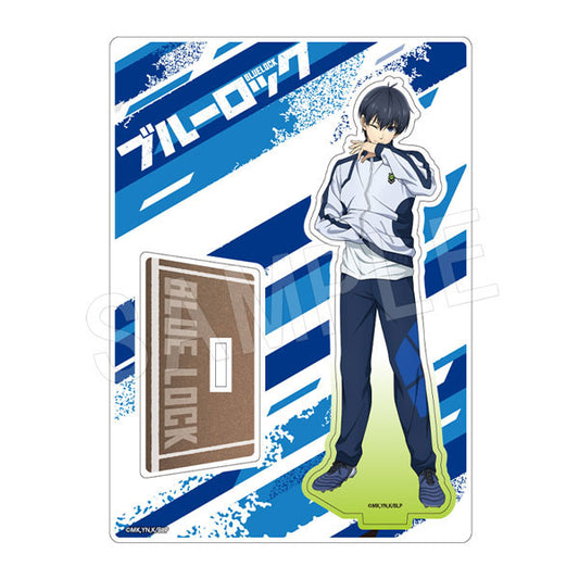 (Chinese and foreign industry) ﾌﾞﾙｰﾛｯｸｱｸﾘﾙｽﾀﾝﾄﾞﾄﾚｰﾆﾝｸﾞver. Jie Shi Yi acrylic stand