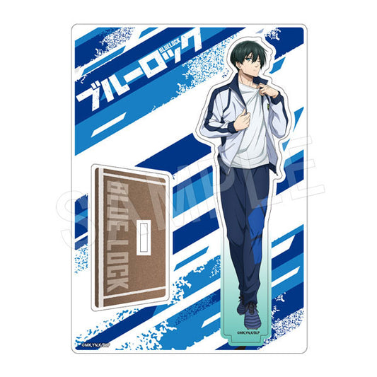 (中外鉱业) ﾌﾞﾙｰﾛｯｸｱｸﾘﾙｽﾀﾝﾄﾞﾄﾚｰﾆﾝｸﾞver. Ishi Rin acrylic stand