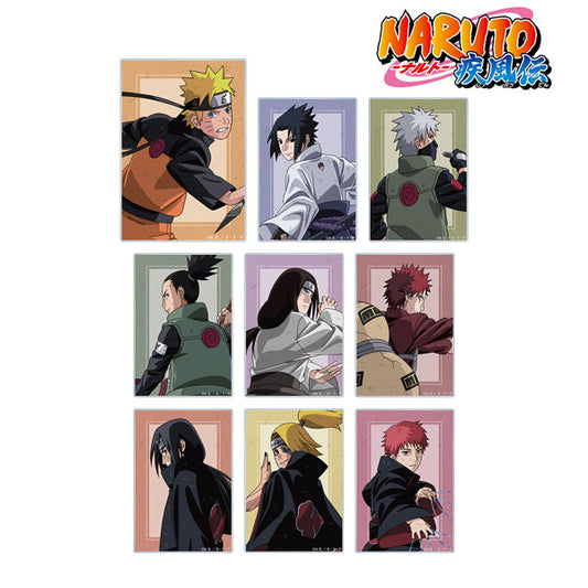 NARUTO 疾風伝 描下しｲﾗｽﾄ 戦う背中ver. TDｱｸﾘﾙｶｰﾄﾞ acrylic card (ｱﾙﾏﾋﾞｱﾝｶ)