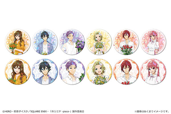 (Canaria) TVｱﾆﾒ「ﾎﾘﾐﾔ piece」 ﾄﾚｰﾃﾞｨﾝｸﾞﾎﾛｸﾞﾗﾑ缶ﾊﾞｯｼﾞ Ver. 花束 badge