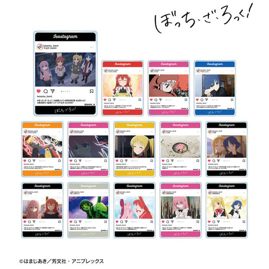 TVｱﾆﾒ「ぼっち・ざ・ろっく!」 ﾄﾚｰﾃﾞｨﾝｸﾞｱｸﾘﾙｶｰﾄﾞ acrylic card (ｱﾙﾏﾋﾞｱﾝｶ)