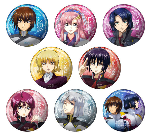 (ﾂｲﾝｸﾙ) 機動戦士ｶﾞﾝﾀﾞﾑ SEED FREEDOM ｳｴｯﾄｶﾗｰｼﾘｰｽﾞ 缶ﾊﾞｯｼﾞ (再販) badge