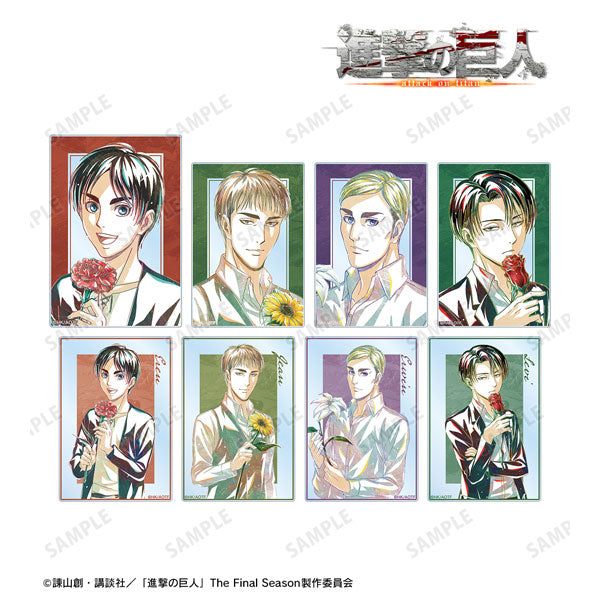 進撃の巨人 Flower Shop ver. TD Ani-Art ｱｸﾘﾙｶｰﾄﾞ (ｱﾙﾏﾋﾞｱﾝｶ)  card