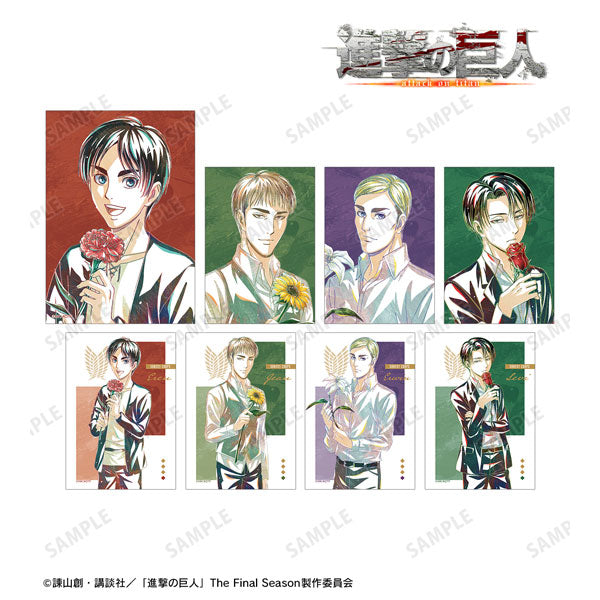 進撃の巨人 Flower Shop ver. TD Ani-Art ﾌﾞﾛﾏｲﾄﾞ (ｱﾙﾏﾋﾞｱﾝｶ)  bromide