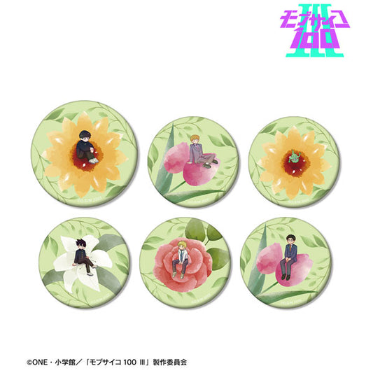 ﾓﾌﾞｻｲｺ100 Ⅲ TD Botania ﾏｯﾄ缶ﾊﾞｯｼﾞ badge (ｱﾙﾏﾋﾞｱﾝｶ)