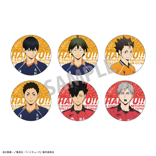 ハイキュー!! トレーディンググリッター缶バッジvol.2 badge (ｶﾐｵｼﾞｬﾊﾟﾝ)