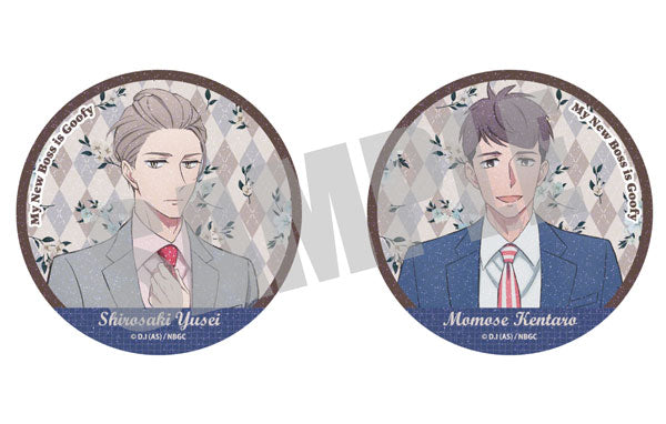 新しい上司はど天然 ﾎﾛｸﾞﾗﾑ缶ﾊﾞｯｼﾞｾｯﾄ 白崎優清＆桃瀬健太郎 badge (ｷｬﾋﾞﾈｯﾄ)