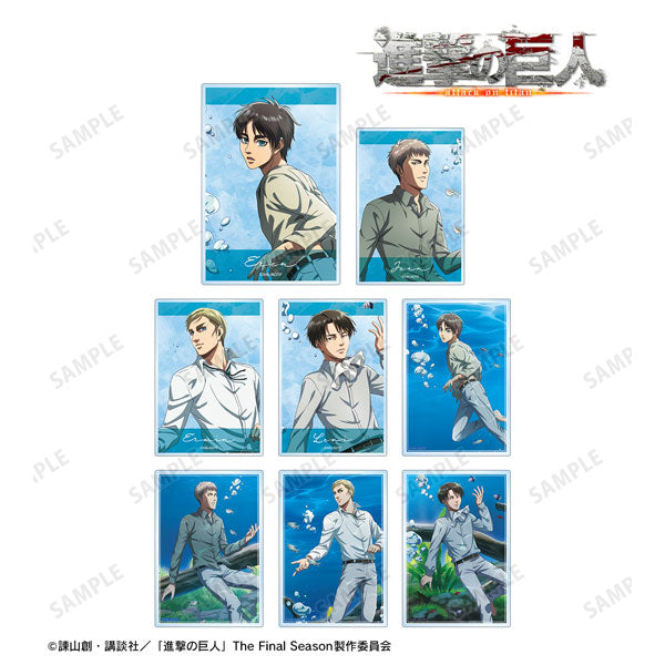 進撃の巨人 水中浮遊ver. ﾄﾚｰﾃﾞｨﾝｸﾞアクリルカード (ｱﾙﾏﾋﾞｱﾝｶ) acrylic card
