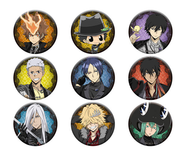 家庭教師ﾋｯﾄﾏﾝREBORN! 缶ﾊﾞｯｼﾞｺﾚｸｼｮﾝ ﾌﾞﾗｯｸｽｰﾂver. (medicos)  badge