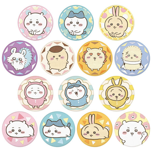 (BANDAI) ちいかわ 刺繍缶バッジBiscuit