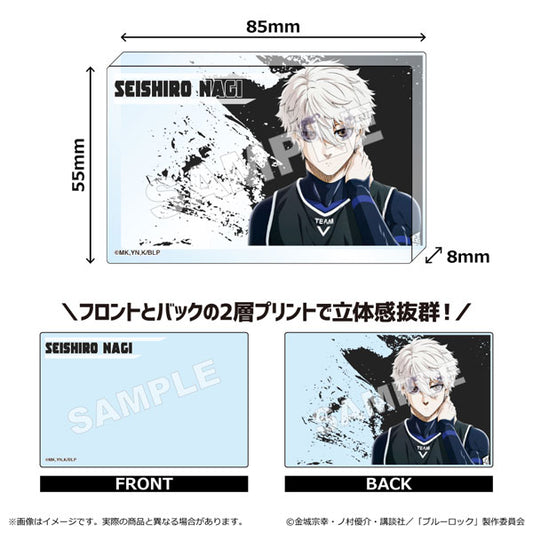 ﾌﾞﾙｰﾛｯｸ アクリルブロック 凪 誠士郎 (清水産業)  acrylic block