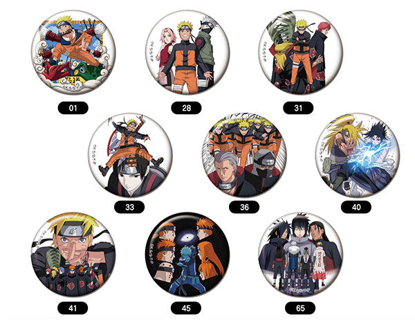 (Hasepro) NARUTO-ナルト- 疾風伝 CANバッジ NARUTO 72 series