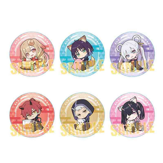 超かぐや姫！ トレーディング缶バッジ ぎゅぎゅっと 6個入りBOX IKE