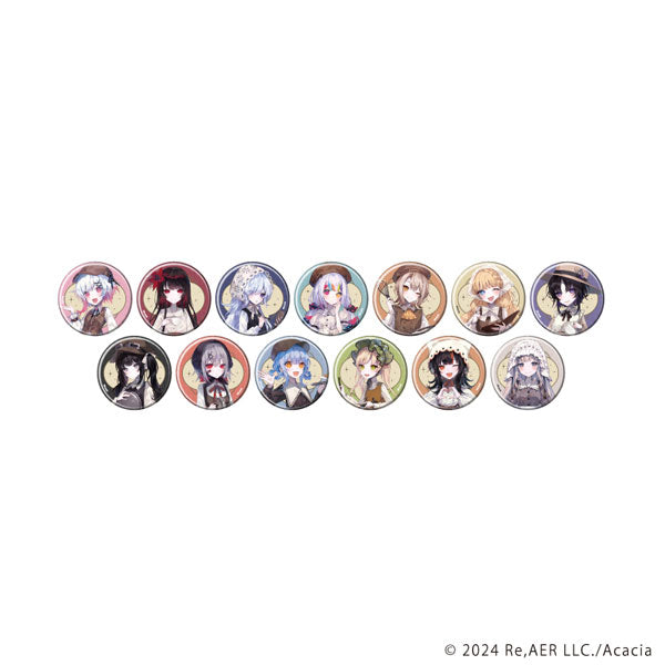 魔法少女ノ魔女裁判 缶バッジ01/カフェ店員ver. ブラインド(全13種)(描き下ろしイラスト)  (IKE)