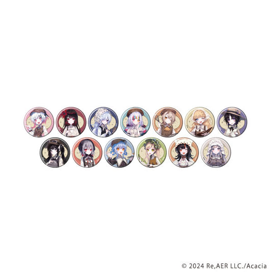 魔法少女ノ魔女裁判 缶バッジ01/カフェ店員ver. ブラインド(全13種)(描き下ろしイラスト)  (IKE)