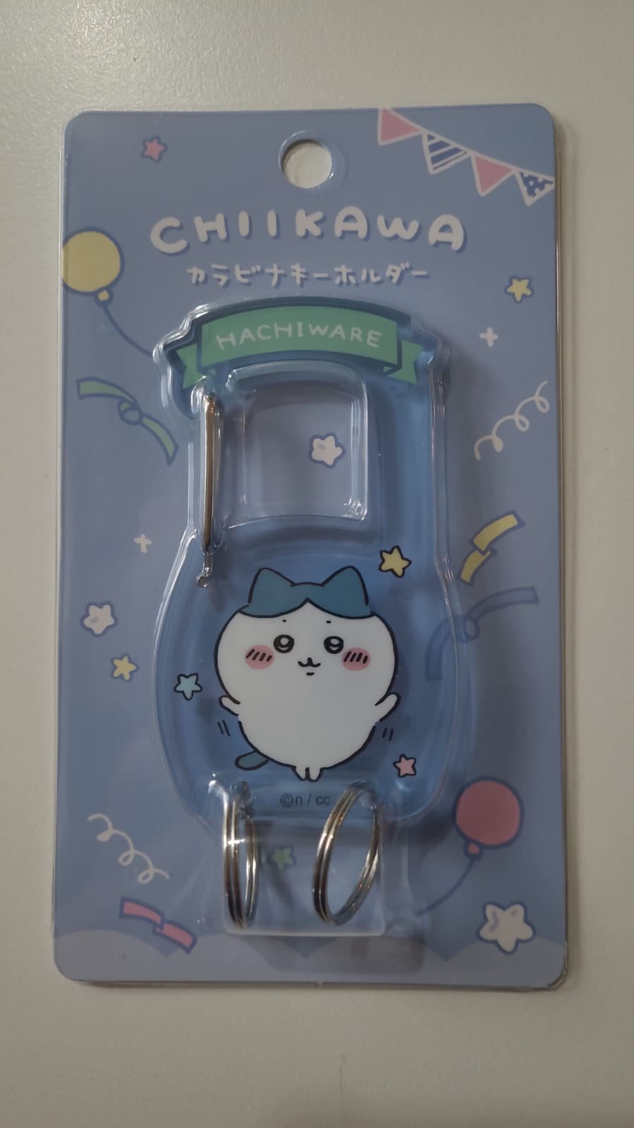 ちいかわ カラビナキーホルダー（ハチワレ）chikawa as.kc.