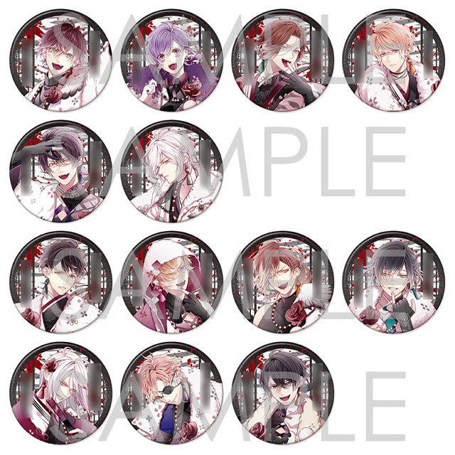 【受注生産】DIABOLIK LOVERS【13周年記念#ドSな彼におねがい企画▼ 彼がべた褒め！？呼び名入り 吸愛メッセージ入り】缶バッジ(池袋)