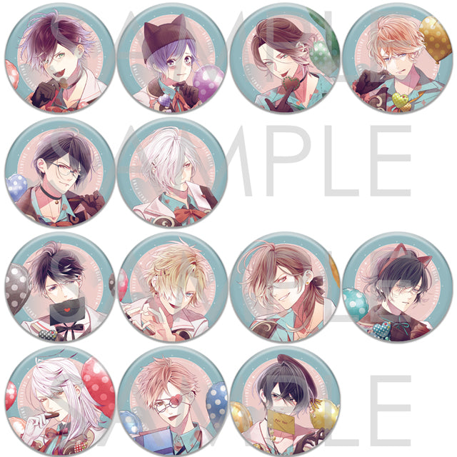 DIABOLIK LOVERS Crazy▼Pink▼Valentineビッグ缶バッジ