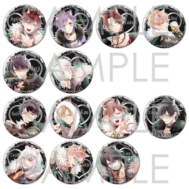 【受注生産】DIABOLIK LOVERS VAMPIRE DOGS スターリングムーンホロ缶バッジ(池袋)