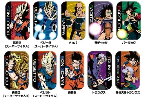 「ドラゴンボールZ まるかくカンバッジ2 サイヤ人セレクション」tcb