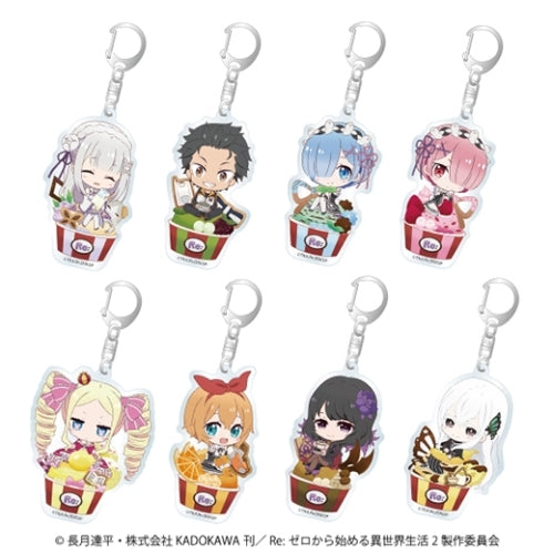 Re:ゼロからstarting a different world lifeトレーディングアクリルキーホルダーacrylic keychain