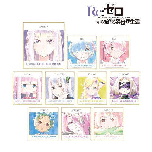 「Re：ゼロから始める異世界生活 トレーディング Ani-Art aqua label ミニ色紙」