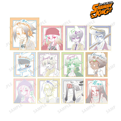 TVアニメ『SHAMAN KING』より、トレーディング lette-graph ミニ色紙. trading cards tcs