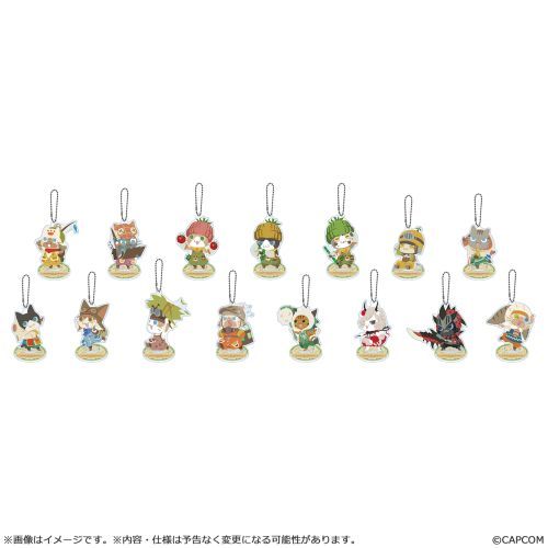 モンスターハンターワイルズ アイルー アクリルスタンドキーホルダーコレクション