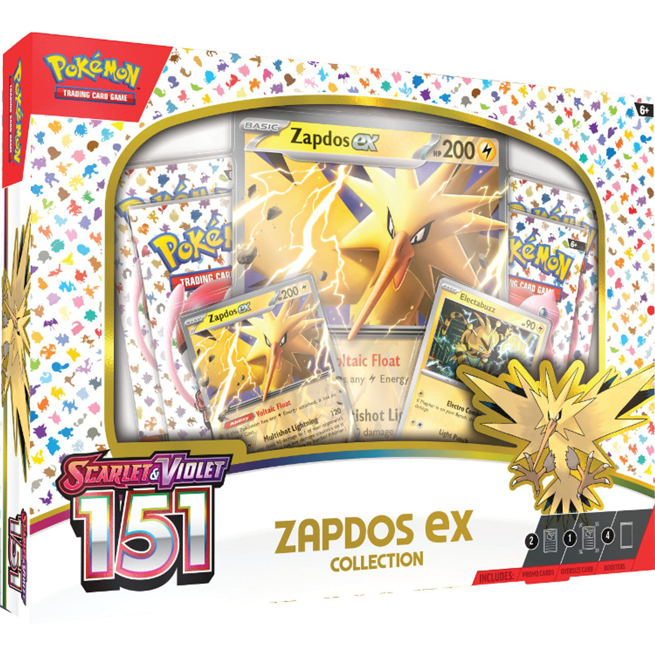 Pokemon: Scarlet & Violet - 151 - Zapdos ex Collection