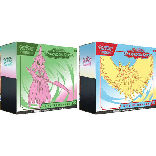 Pokemon Scarlet and Violet Paradox Rift Elite Trainer Boxtcs