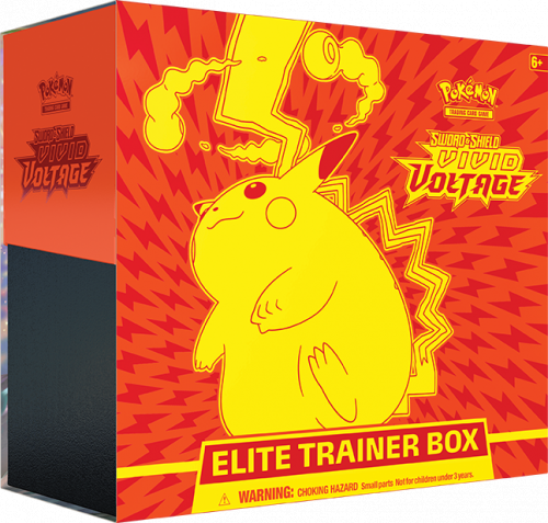 Pokemon TCG Sword & Shield Vivid Voltage Elite Trainer Box ss4