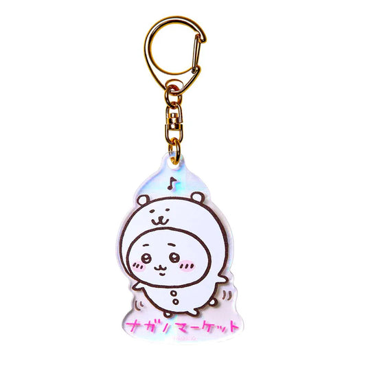 Nagano Market Hologram Acrylic Keychain (Chikawa)kc.