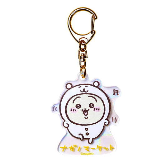 Nagano Market Hologram Acrylic Key Chain (Rabbit)kc.