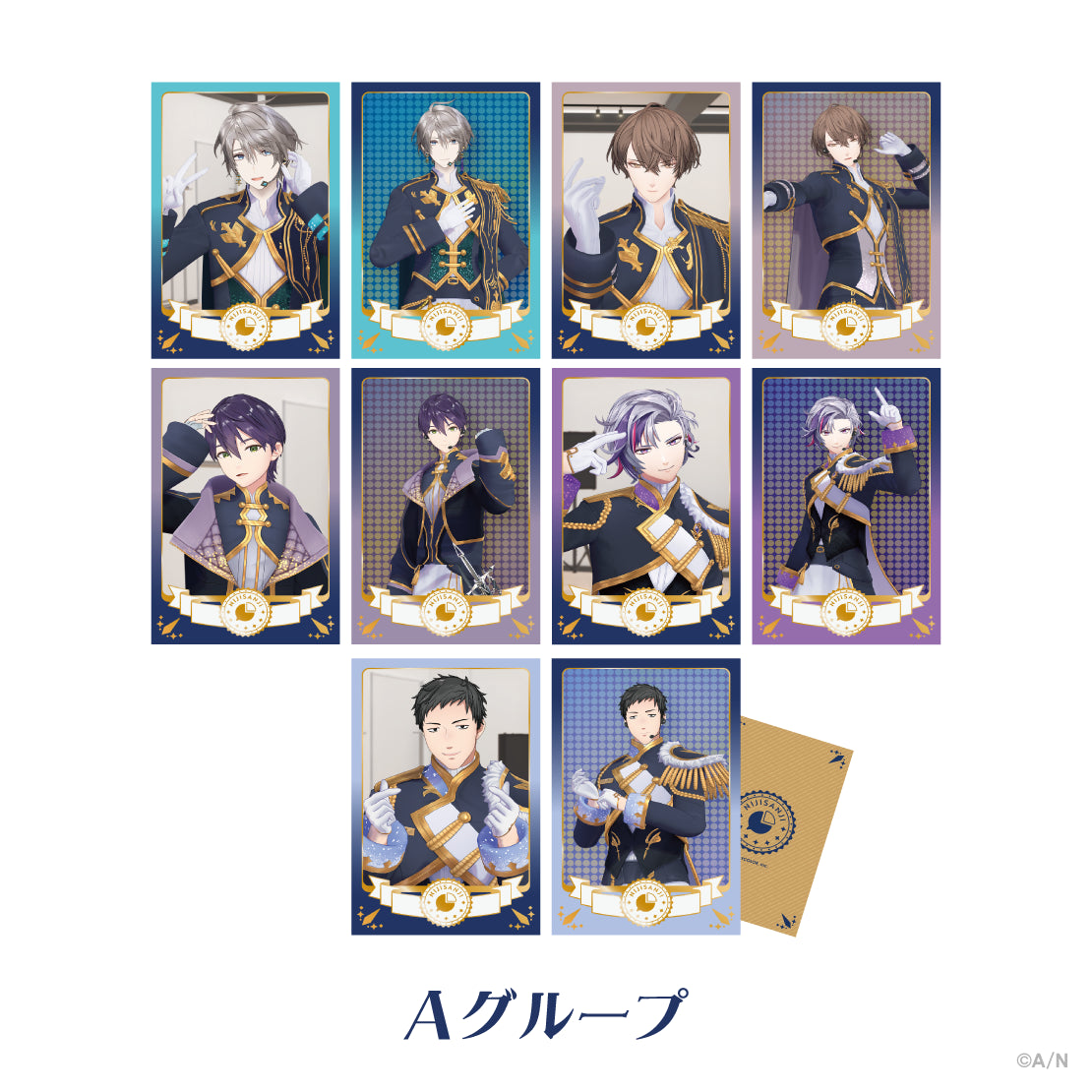 【共通衣装3Dグッズ vol.1】にじさんじ　ランダムチェキ風カード Aグループ(池袋)