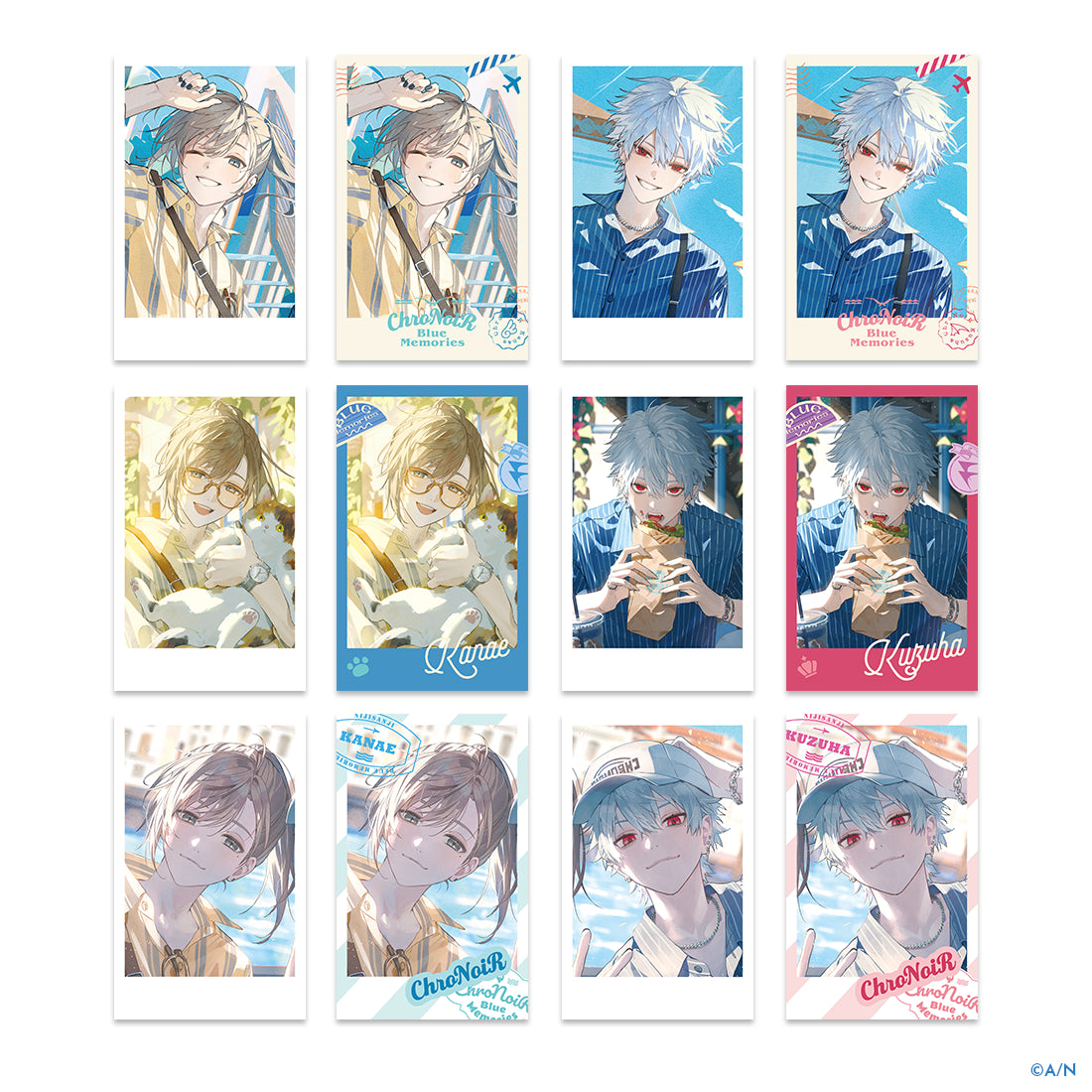 【ChroNoiR Blue Memories】にじさんじ ランダムチェキ風カード(池袋)