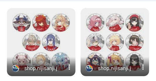 【にじフェス2022】ランダム缶バッジ　レッド vtuber