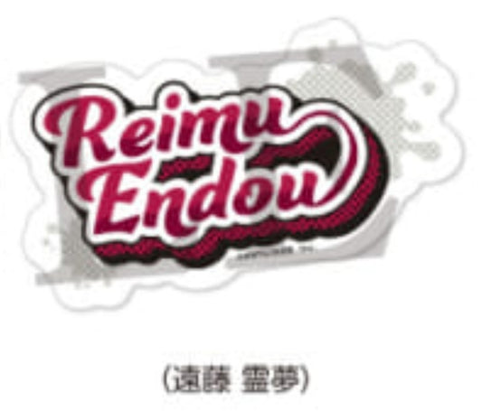 遠藤霊夢 グラフィティアートステッカー  NIJISANJI EN×animate cafe vtuber sticker