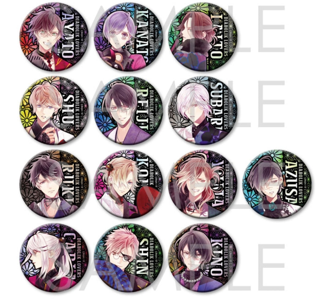 DIABOLIK LOVERS 千紫万紅 ビッグ 缶バッジ can badge
