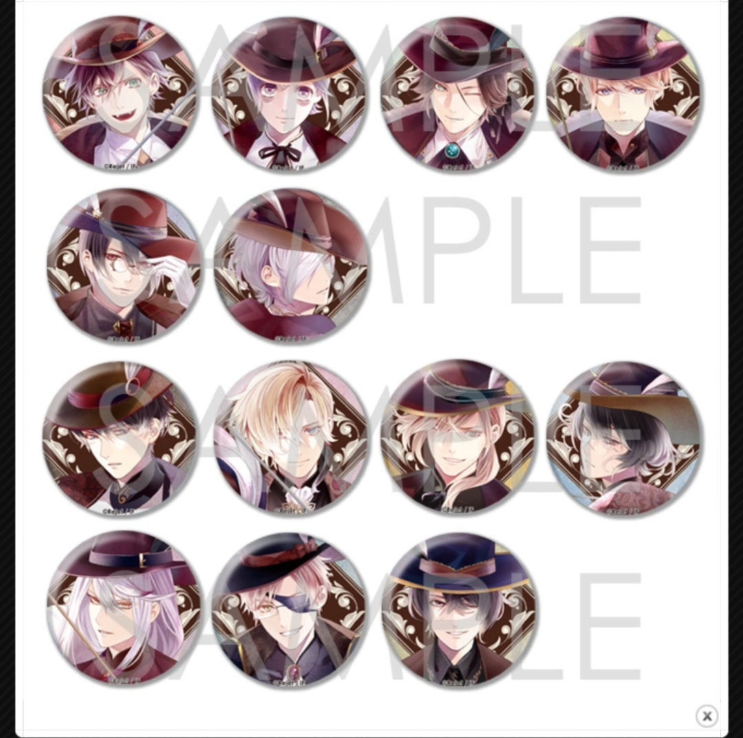 DIABOLIK LOVERS Bloody 13 Knights ビッグ綶バッジ