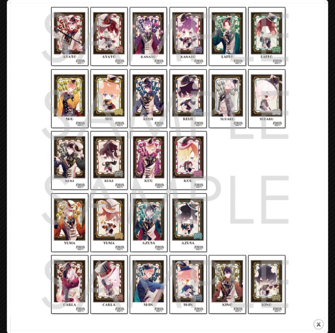 DIABOLIK LOVERS CRAZY CIRCUS SHOW ポラ風カード