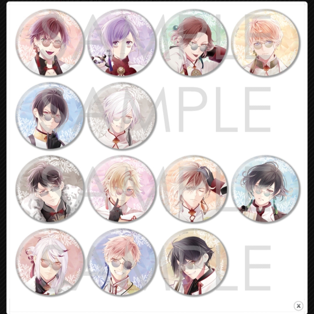 DIABOLIK LOVERS 暗黒華族 Darkness Familia ビッグ缶バッジ