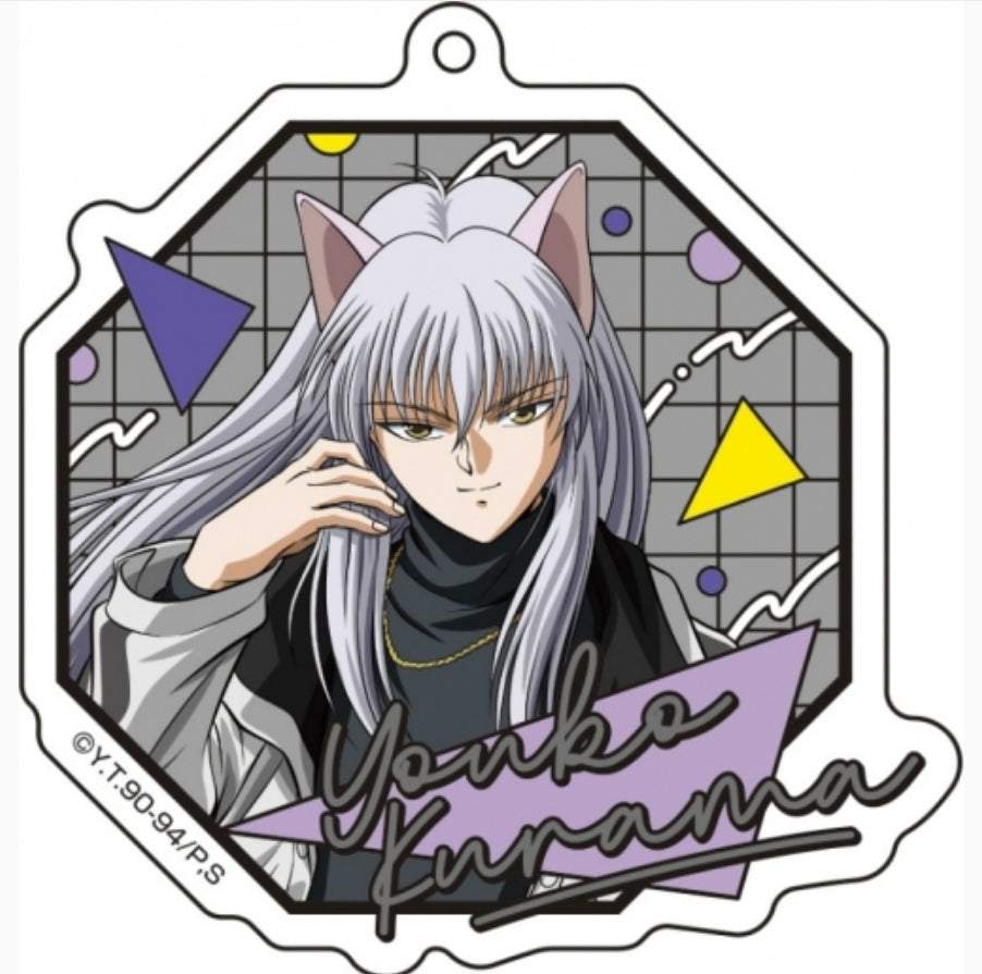 Yu☆Yu☆Hakusho Drawing き下ろしアクリルキーホルダー[ストリートファッションver] (5) Demon Fox Zima keyholder