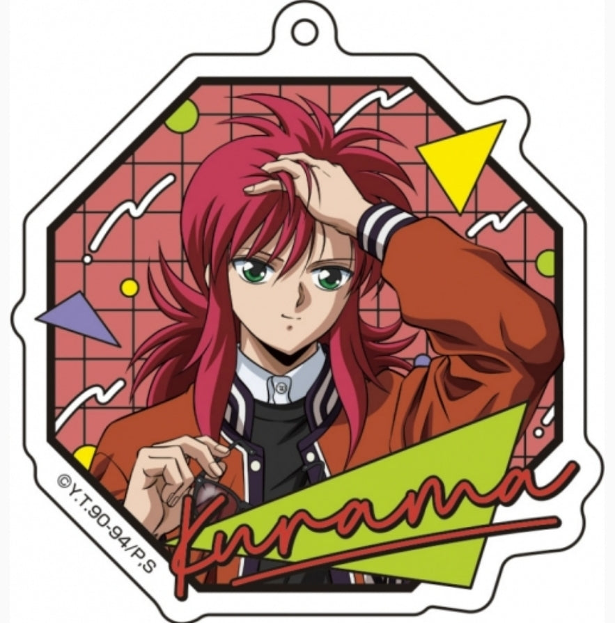 Yu☆Yu☆Hakusho Draw き下ろしアクリルキーホルダー[ストリートファッションver] (3) 蔵马 keyholder