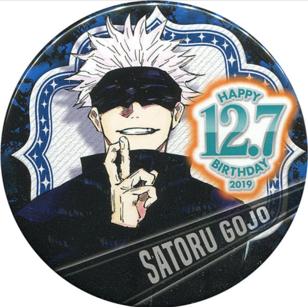 五条悟 バースデイ缶バッジ 2019 「呪術廻戦」badge