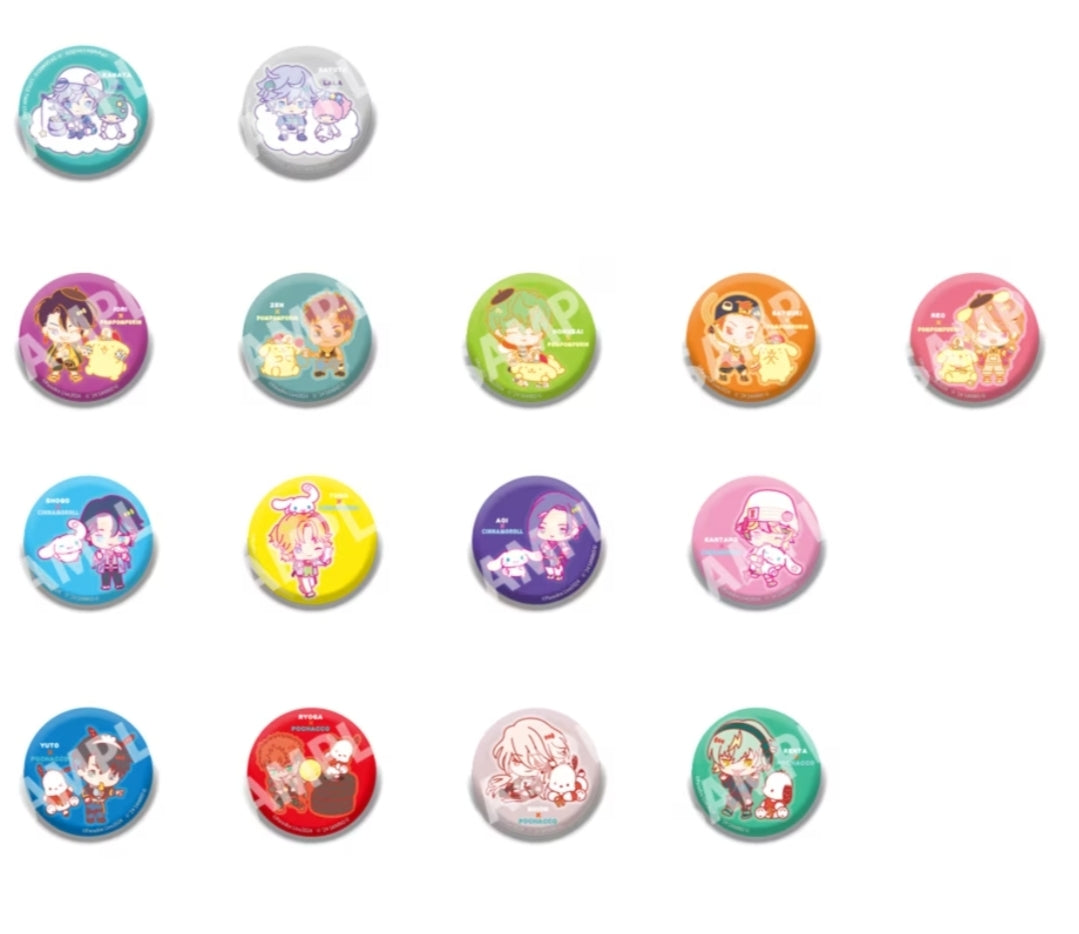 Paradox Live × Sanrio characters　トレーディング缶バッジ　2nd