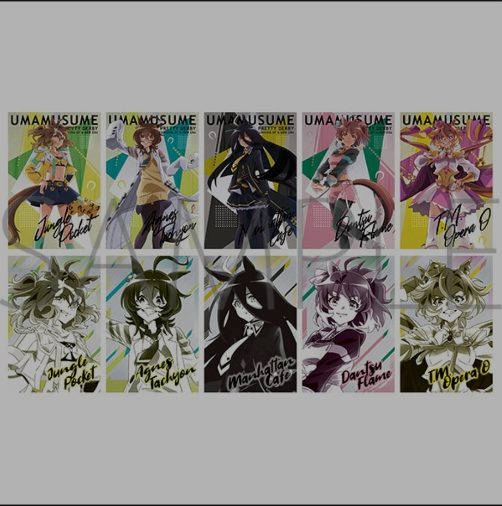 劇場版『ウマ娘 プリティーダービー 新時代の扉』 メタルポストカードコレクション tcs