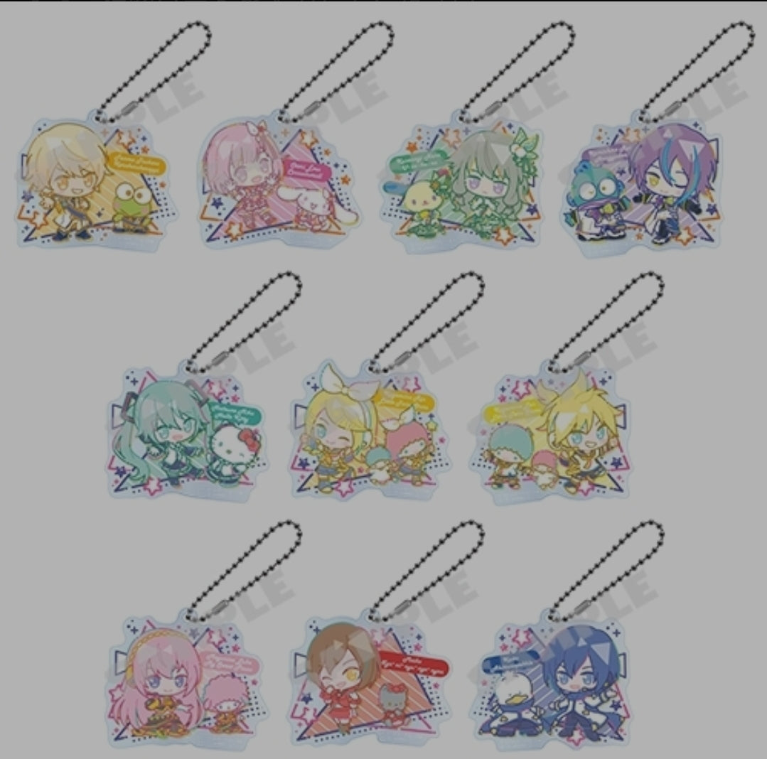 プロジェクトセカイ カラフルステージ！ feat. 初音ミク ×サンリオキャラクターズ ミニキャラアクリルキーホルダーコレクション C ワンダーランズ×ショウタイム＆バーチャル・シンガー kh.
