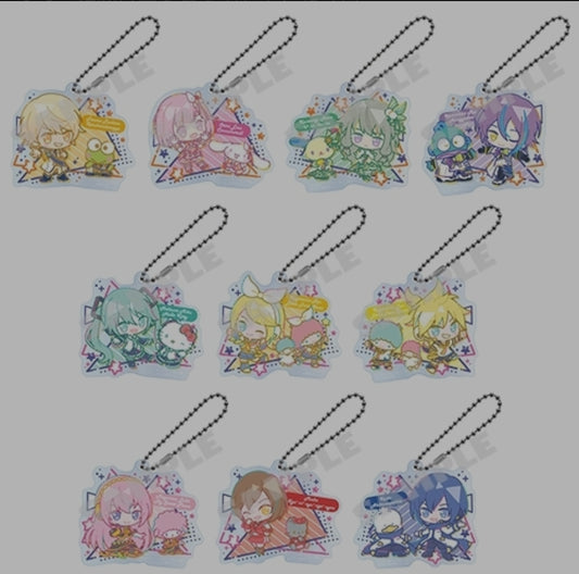 プロジェクトセカイ カラフルステージ！ feat. 初音ミク ×サンリオキャラクターズ ミニキャラアクリルキーホルダーコレクション C ワンダーランズ×ショウタイム＆バーチャル・シンガー kh.